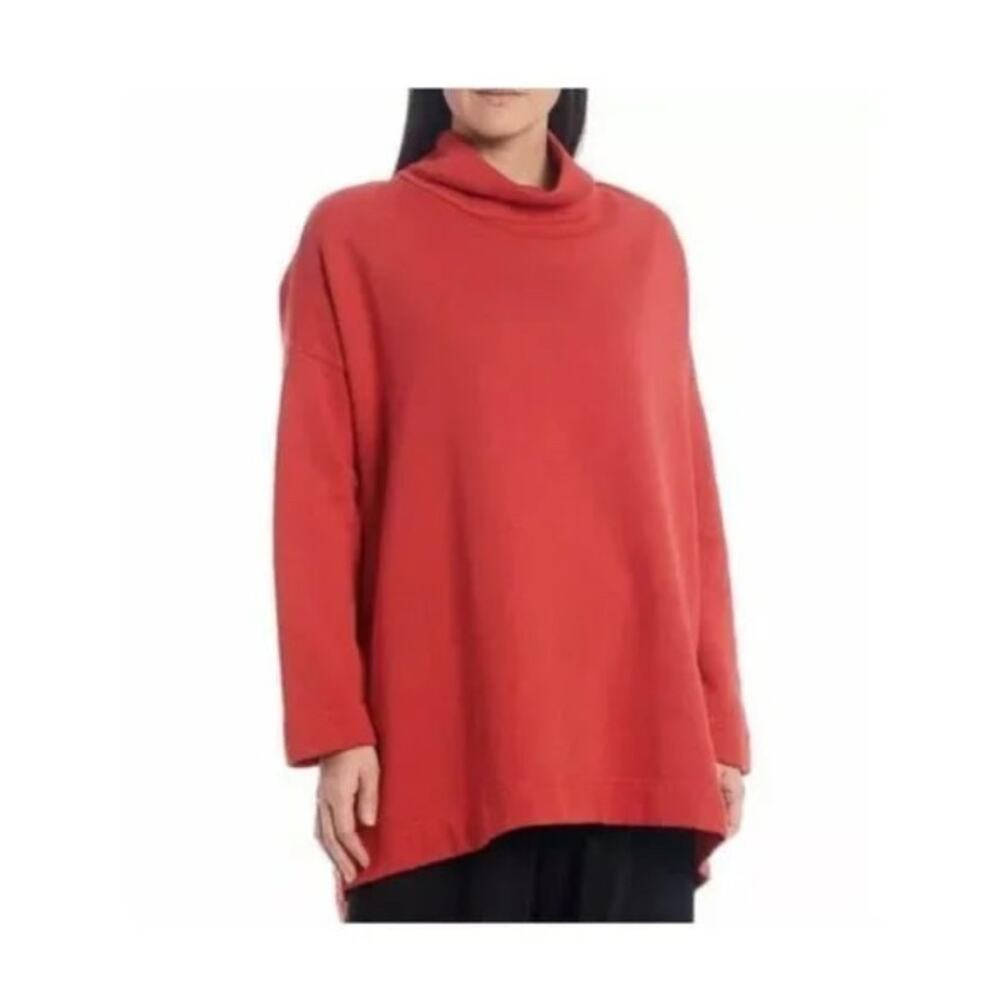Womens Brynn Walker Red Vail Bamboo Tunic Size M EUC